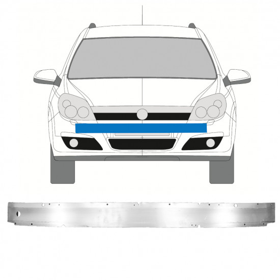 OPEL ASTRA H 2003-2014 VORNE STOSSSTANGE VERSTÄRKUNG