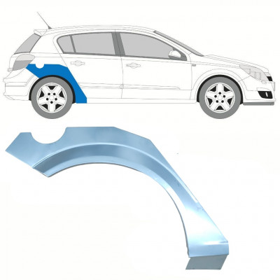 OPEL ASTRA 2003-2014 RADLAUF REPARATURBLECH / RECHTS