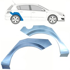 Reparaturblech Kotflügel hinten für Opel Astra H 2003-2014 / Links+Rechts / Satz 10661