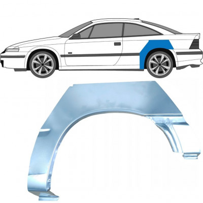 OPEL CALIBRA 1990-1997 RADLAUF REPARATURBLECH / LINKS