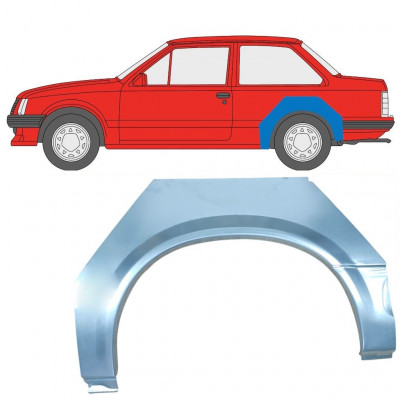 OPEL CORSA A 1982-1993 2 TÜR RADLAUF REPARATURBLECH / LINKS