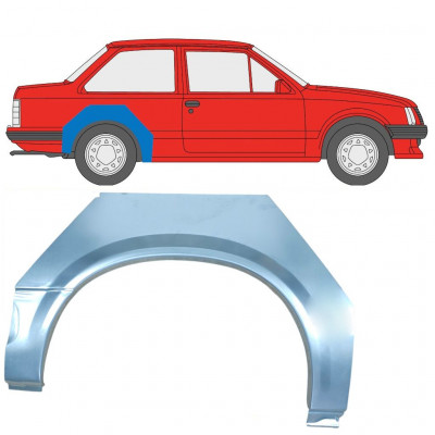 OPEL CORSA A 1982-1993 2 TÜR RADLAUF REPARATURBLECH / RECHTS