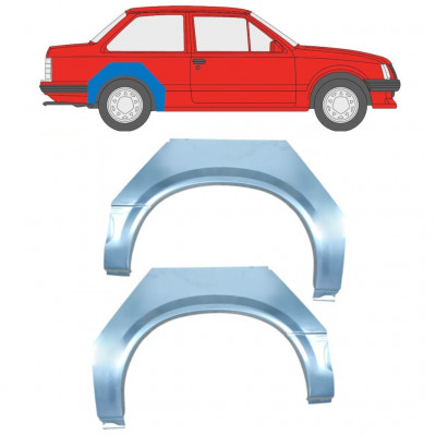 OPEL CORSA A 1982-1993 2 TÜR RADLAUF REPARATURBLECH / SATZ