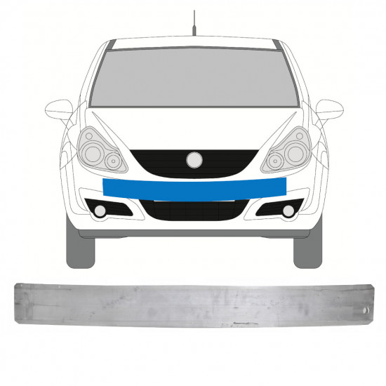 OPEL CORSA D 2006-2014 VORNE STOSSSTANGE VERSTÄRKUNG