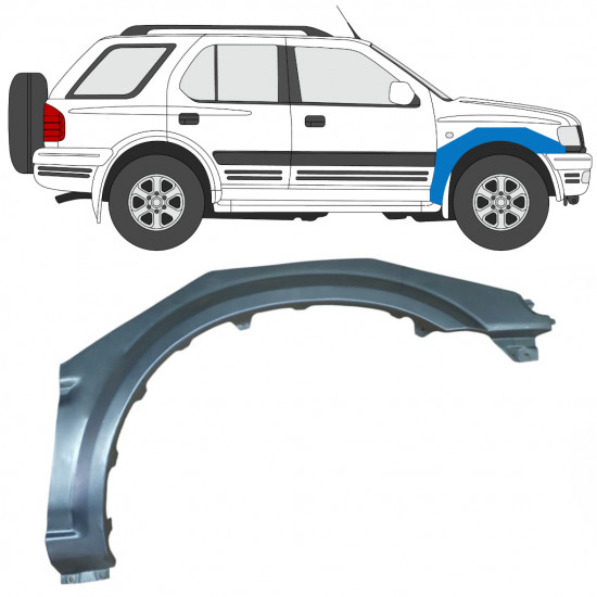 OPEL FRONTERA B 1999-2002 VORNE KOTFLÜGEL REPARATURBLECH / RECHTS