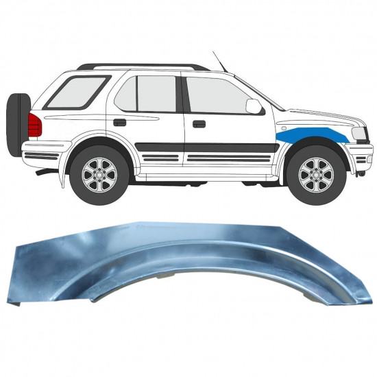 OPEL FRONTERA B 1999-2002 VORNE KOTFLÜGEL REPARATURBLECH / RECHTS