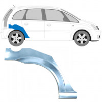 OPEL MERIVA 2003-2010 RADLAUF REPARATURBLECH / RECHTS