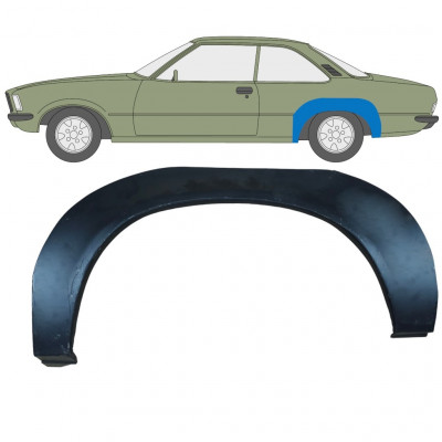 OPEL REKORD D 1972-1977 RADLAUF REPARATURBLECH / LINKS