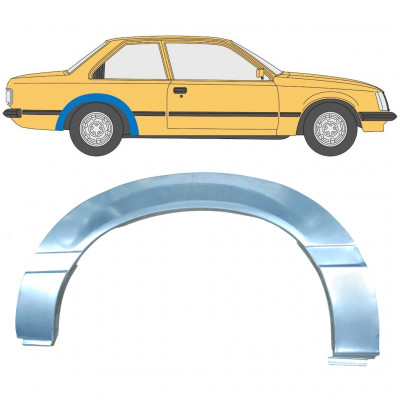 OPEL REKORD E 1977-1986 RADLAUF REPARATURBLECH / RECHTS