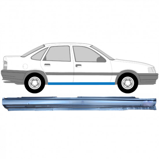 OPEL VECTRA 1988-1995 SCHWELLER REPARATURBLECH / RECHTS