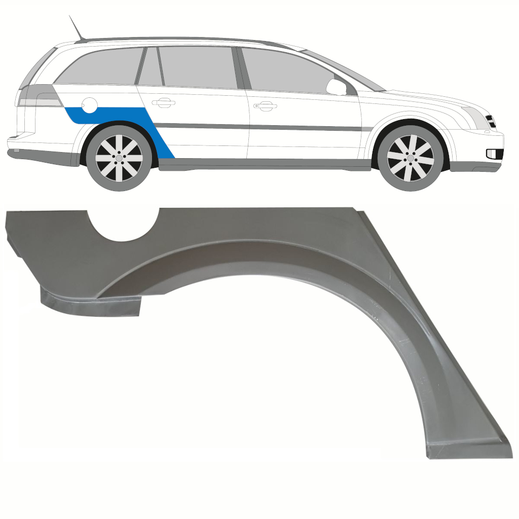 Opel Vectra Radlauf Reparaturblech Rechts Easyparts