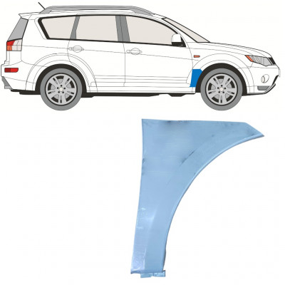 MITSUBISHI OUTLANDER 2007-2012 VORNE KOTFLÜGEL REPARATURBLECH / RECHTS