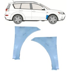 Reparaturblech Kotflügel vorne für Mitsubishi Outlander 2007-2012 / Links+Rechts / Satz 10902