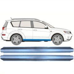 Reparaturblech Schweller für Mitsubishi Outlander 2007-2012 / Links = Rechts (symmetrisch) / Satz 10144