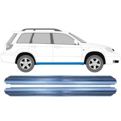 Reparaturblech Schweller für Mitsubishi Outlander 2003-2007 / Links+Rechts / Satz 10543