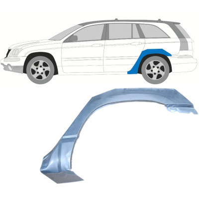 CHRYSLER PACIFICA 2003-2007 HINTEN KOTFLÜGEL REPARATURBLECH / LINKS