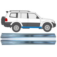 Reparaturblech Schweller für Mitsubishi Pajero 2006-2021 / Links+Rechts / Satz 16351