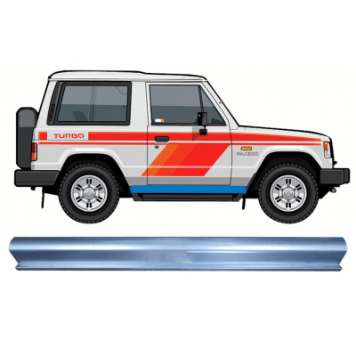 MITSUBISHI PAJERO 1982-1992 SCHWELLER REPARATURBLECH / RECHTS = LINKS