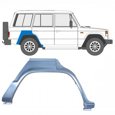 MITSUBISHI PAJERO 1982-1992 RADLAUF REPARATURBLECH / RECHTS