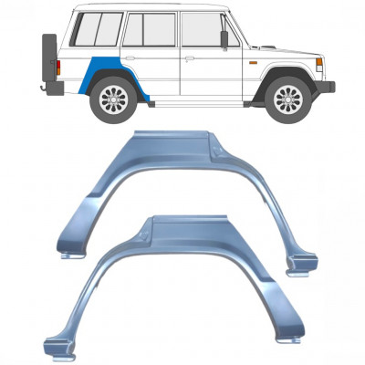 MITSUBISHI PAJERO 1982-1992 5-TÜR RADLAUF REPARATURBLECH / SATZ