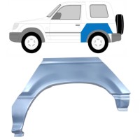 Reparaturblech Kotflügel hinten für Mitsubishi Pajero 1991-2001 / Links 15126