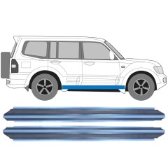 Reparaturblech Schweller für Mitsubishi Pajero 1999-2006 / Links+Rechts / Satz 11362