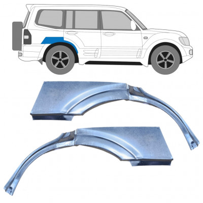 MITSUBISHI PAJERO 1999-2006 5 TÜR RADLAUF REPARATURBLECH / SATZ