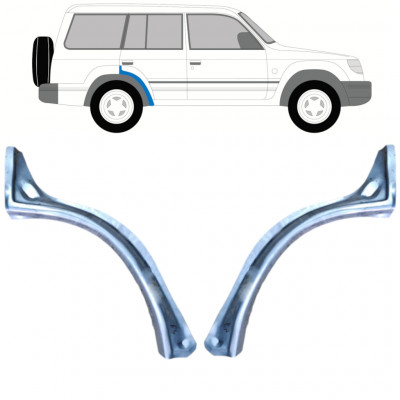 MITSUBISHI PAJERO 1991-1999 RADLAUF REPARATURBLECH / SATZ