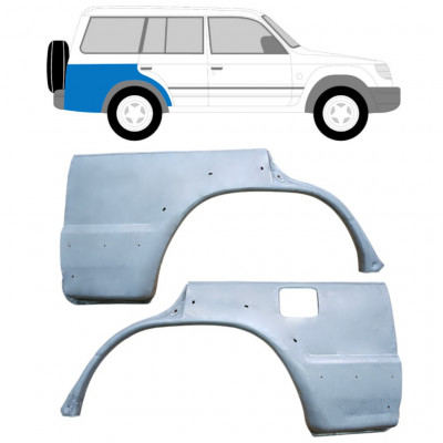 MITSUBISHI PAJERO 1991-1999 HINTEN KOTFLÜGEL REPARATURBLECH / SATZ