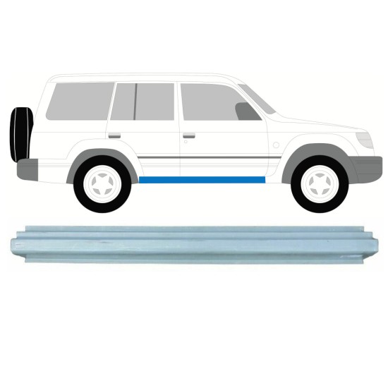 Reparaturblech Schweller für Mitsubishi Pajero 1991-2001 / Links = Rechts (symmetrisch) 15999