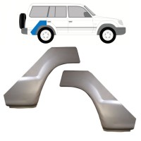 Reparaturblech Kotflügel hinten für Mitsubishi Pajero 1991-2001 / Links+Rechts / Satz 16151
