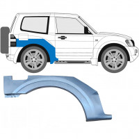 MITSUBISHI PAJERO 1999-2006 3 TÜR HINTEN KOTFLÜGEL REPARATURBLECH / RECHTS