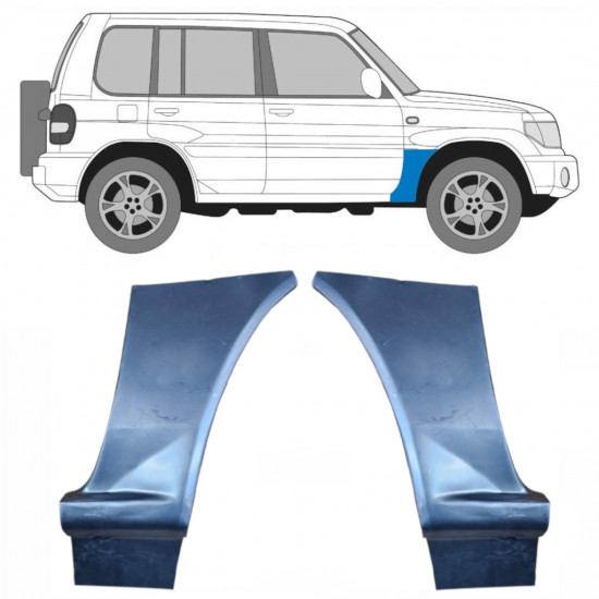 MITSUBISHI PAJERO PININ 1998- VORNE KOTFLÜGEL REPARATURBLECH / SATZ