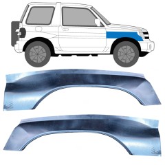 Reparaturblech Kotflügel vorne für Mitsubishi Pajero Pinin 1998-2007 / Links+Rechts / Satz 10624