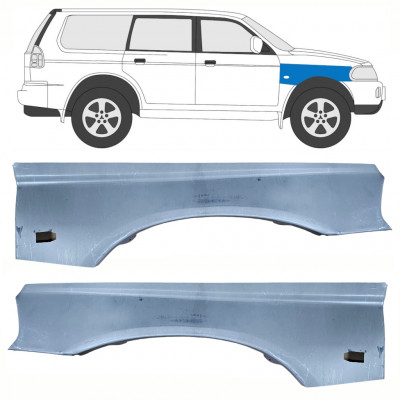 MITSUBISHI PAJERO SPORT 1996-2008 VORNE KOTFLÜGEL REPARATURBLECH / SATZ