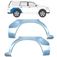Reparaturblech Kotflügel hinten für Mitsubishi Pajero Sport 1996-2008 / Links+Rechts / Satz 10584
