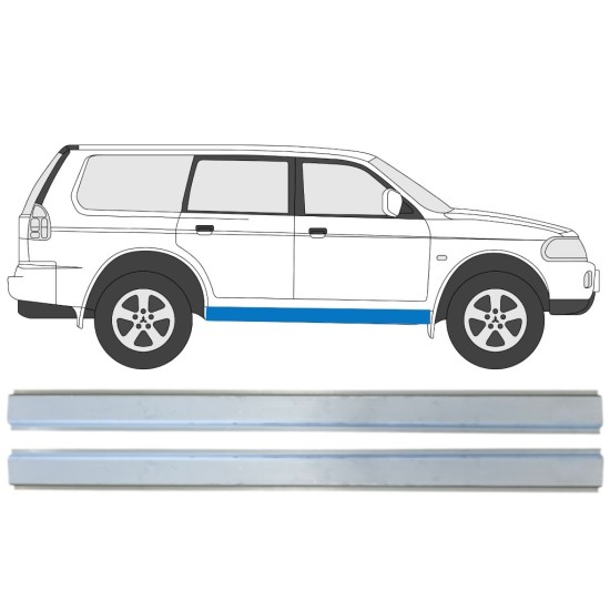 Reparaturblech Innen-Schweller für Mitsubishi Pajero Sport 1996-2008 / Links+Rechts / Satz 14872