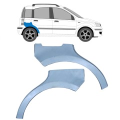 Reparaturblech Kotflügel hinten für Fiat Panda 2003-2012 / Links+Rechts / Satz 6281