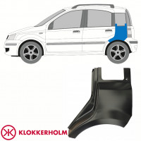 FIAT PANDA 2003-2012 HINTEN KOTFLÜGEL REPARATURBLECH / LINKS