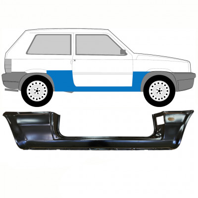 FIAT PANDA 1980-2002 SCHWELLER REPARATURBLECH / RECHTS