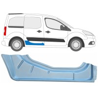 Reparaturblech innere Schiebetür für Citroen Berlingo 2008-2018 / Rechts 17070