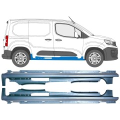 Voll schweller für Citroen Berlingo 2018-2023 / Links / Rechts / Links+Rechts / Satz 13364