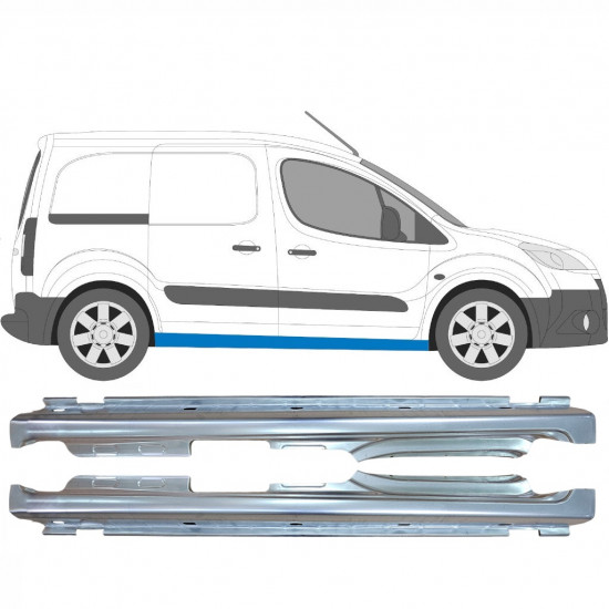 PEUGEOT PARTNER C BERLINGO 2008- SCHWELLER REPARATURBLECH / SATZ