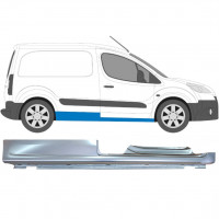 PEUGEOT PARTNER C BERLINGO 2008- VOLL SCHWELLER REPARATURBLECH / RECHTS