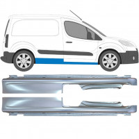 PEUGEOT PARTNER C BERLINGO 2008- SCHWELLER REPARATURBLECH / SATZ