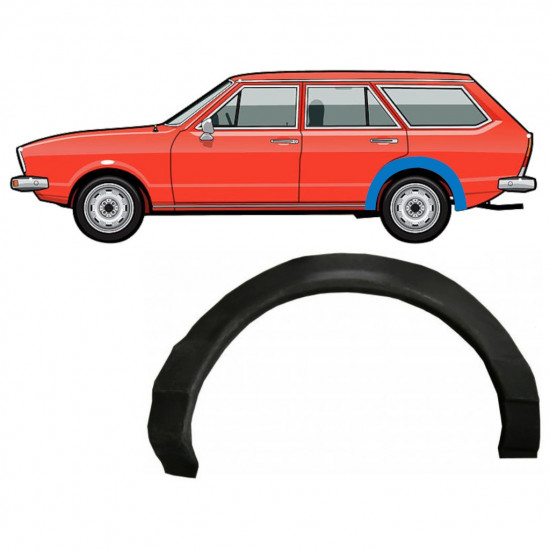 VW PASSAT B1 1973-1980 RADLAUF REPARATURBLECH / LINKS