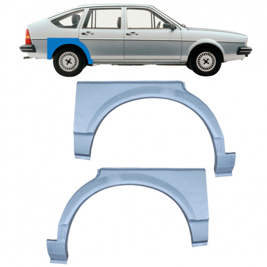 VW PASSAT B2 1980-1988 4/5 TÜR RADLAUF REPARATURBLECH / SATZ