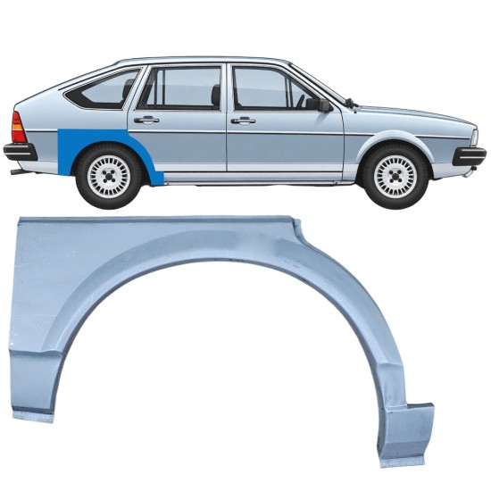Reparaturblech Kotflügel hinten für Volkswagen Passat B2 1980-1988 / Rechts / SEDAN / HATCHBACK 8089