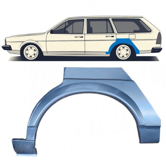 VW PASSAT B2 1980-1988 RADLAUF REPARATURBLECH / LINKS