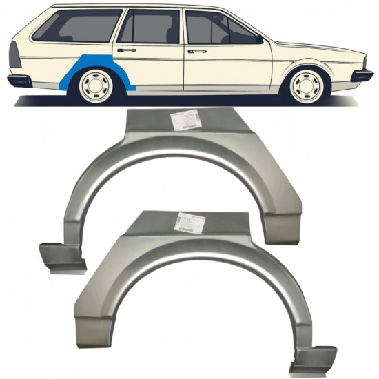 VW PASSAT B2 1980-1988 RADLAUF REPARATURBLECH / SATZ